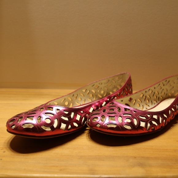 Coach metallic pink flats - would fit size 10 - Picture 11 of 12